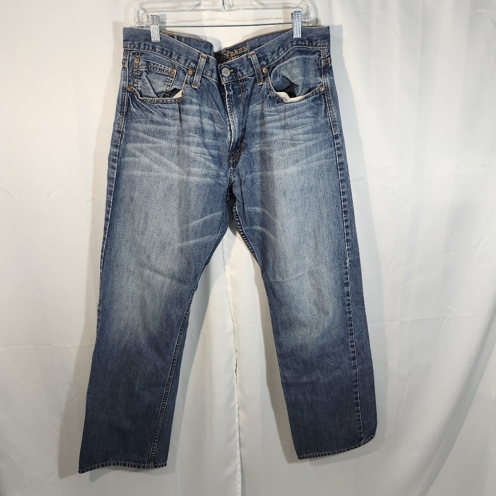 American Eagle Outfitters Classic Blue Relaxed Jeans